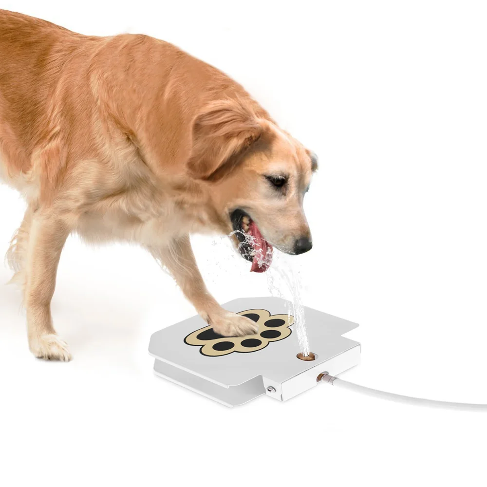 High-quality Stainless Steel Pet Dog Cat Water Fountain Outdoor Step-on Dog Waterer Drinking Fresh Water Fountain Tool with Hose
High-quality Stainless Steel Pet Dog Cat Water Fountain Outdoor Step-on Dog Waterer Drinking Fresh Water Fountain Tool with Hose