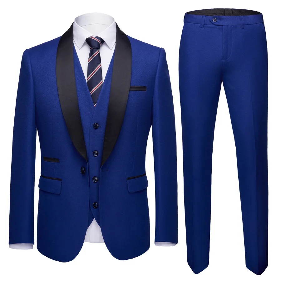 Costumes Hommes 2018 Korean Slim Groom Wedding Dress Solid Color Suit 3 Pieces Jacket Vest & Pants
Costumes Hommes 2018 Korean Slim Groom Wedding Dress Solid Color Suit 3 Pieces Jacket Vest & Pants