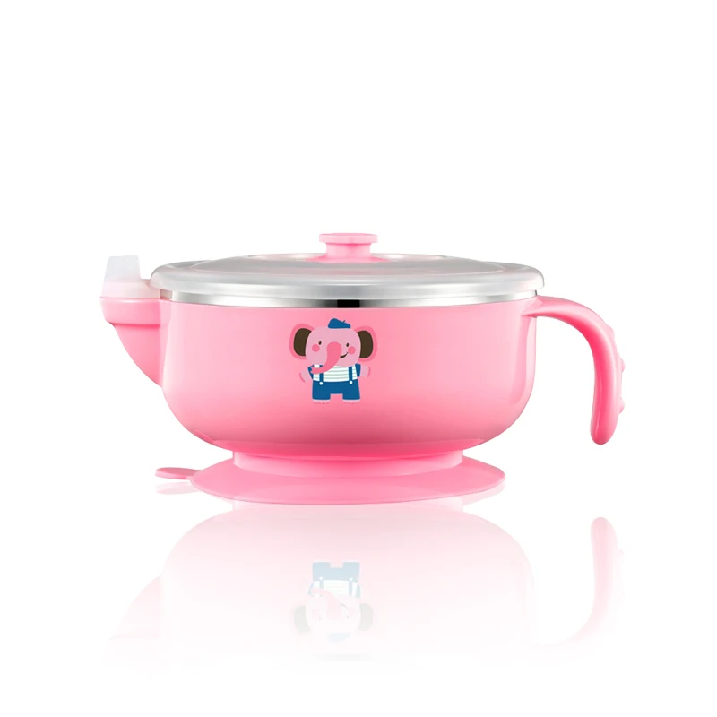 VALUEDER Cute Baby Bowls with Suction Base Stainless Steel 300ml Non-spill Insulated Baby Feeding Bowl Best Tableware for Kids
VALUEDER Cute Baby Bowls with Suction Base Stainless Steel 300ml Non-spill Insulated Baby Feeding Bowl Best Tableware for Kids