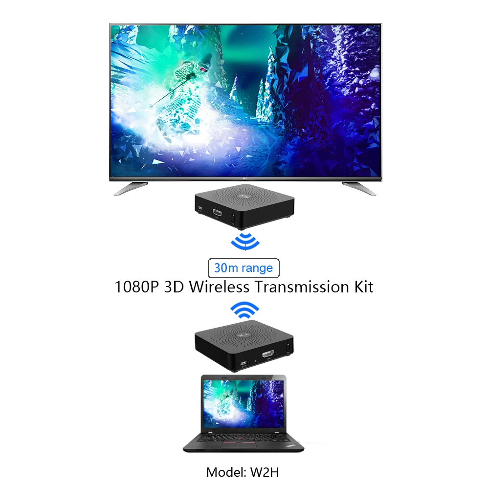 Measy w2h HDMI удлинитель 99 каналов HD 1080P H.264 к RF передатчик и приемник | Электроника