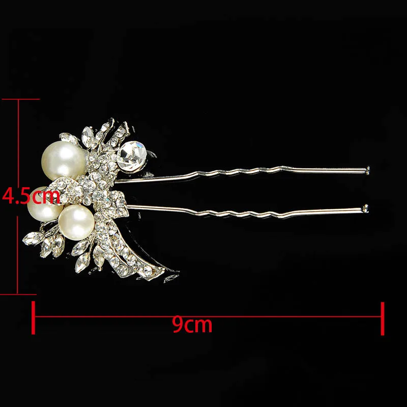 SLBRIDAL Classic Vintage Pearls Rhinestones Crystals Flower Leaf Wedding Hair Pin Bridal Hair Stickers Hair Accessories Women
SLBRIDAL Classic Vintage Pearls Rhinestones Crystals Flower Leaf Wedding Hair Pin Bridal Hair Stickers Hair Accessories Women