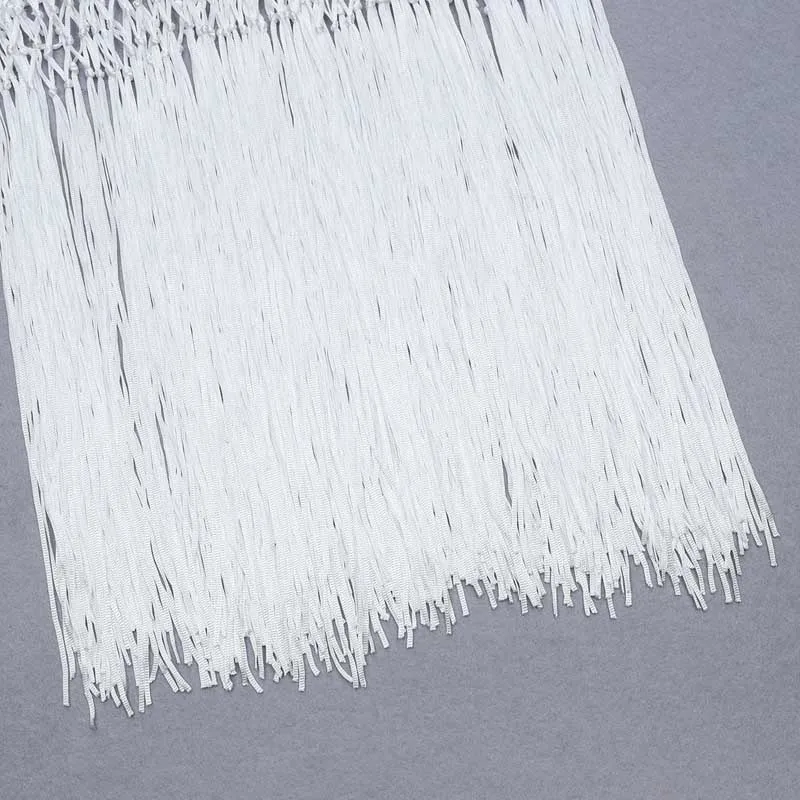 ERDAOBEN celebrity tassel sleeveless backless party bodycon white women bandage dresses H5715
ERDAOBEN celebrity tassel sleeveless backless party bodycon white women bandage dresses H5715