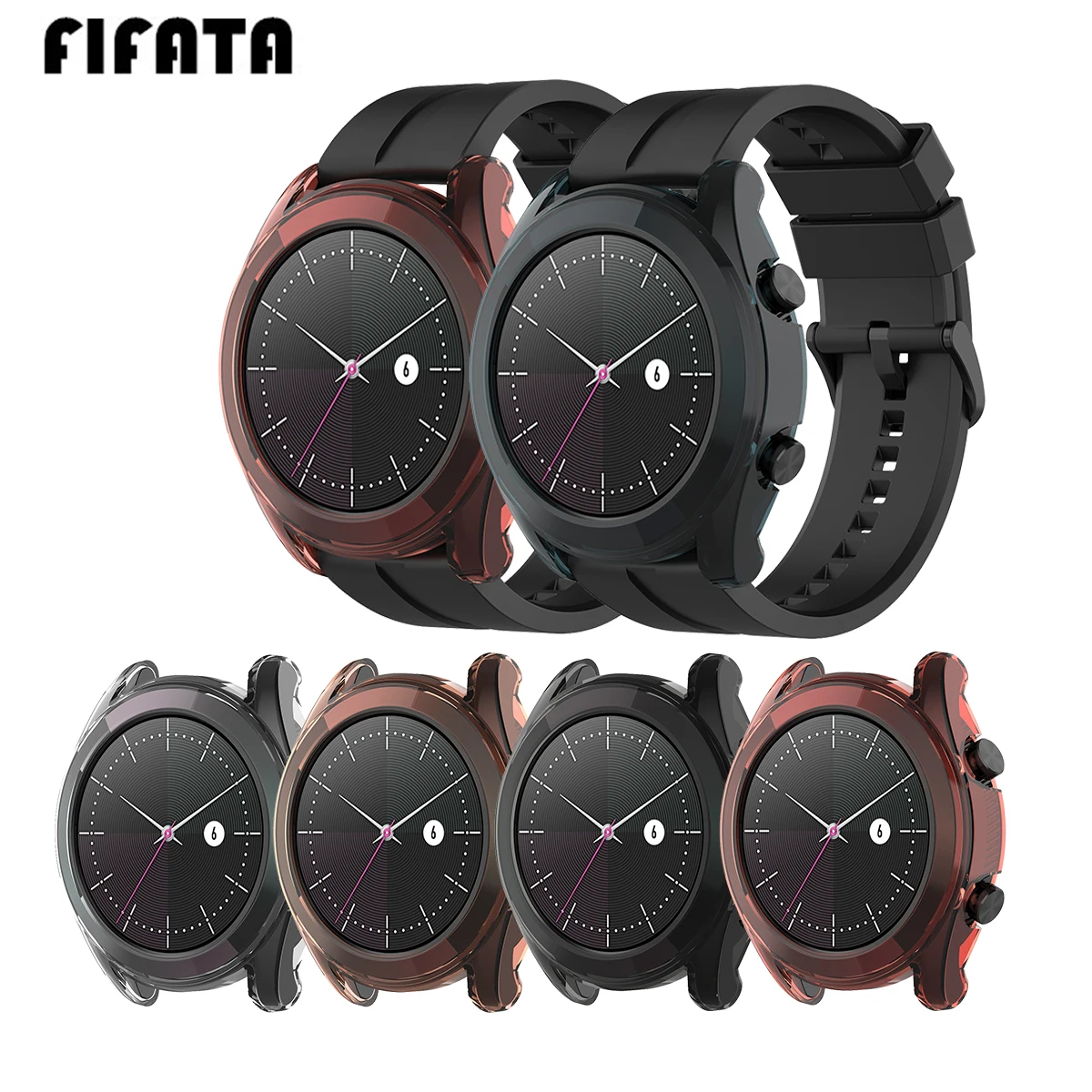 FIFATA Protective Case For Huawei Watch GT Shockproof Replaced TPU Material Watch Case For Huawei GT42mm Smart Watch Accessories
FIFATA Protective Case For Huawei Watch GT Shockproof Replaced TPU Material Watch Case For Huawei GT42mm Smart Watch Accessories