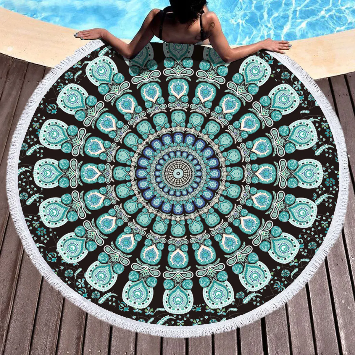 Microfiber Round Beach Towel Sport Scarf Bohemian Circle Serviette De Plage Toalla Playa Swimming Bath Towel with Tassel
Microfiber Round Beach Towel Sport Scarf Bohemian Circle Serviette De Plage Toalla Playa Swimming Bath Towel with Tassel