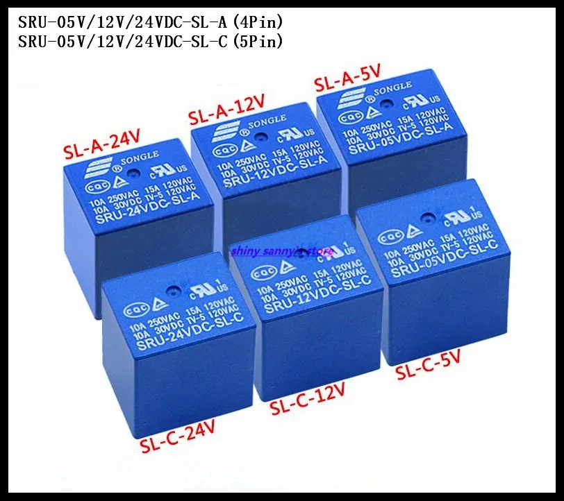 5 шт./лот реле мощности SONGLE Φ, Φ, 4 контакта 5V 12V 24V 15A T70 совершенно новый
5 шт./лот реле мощности SONGLE Φ, Φ, 4 контакта 5V 12V 24V 15A T70 совершенно новый