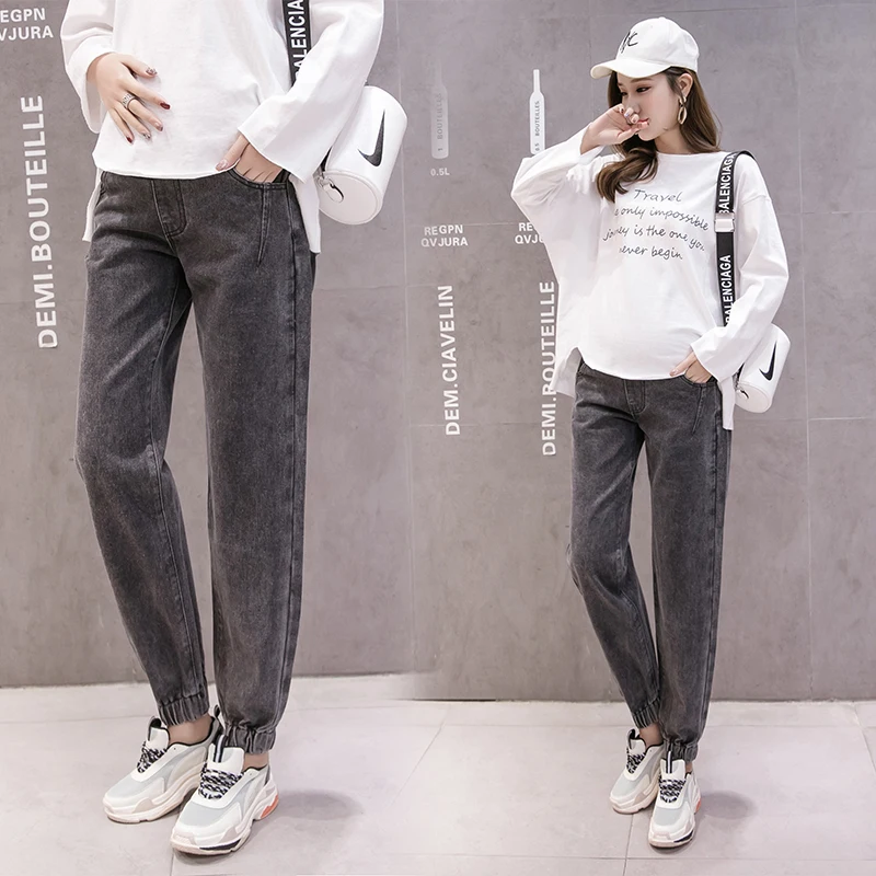 Spring Casual Maternity Denim Pants Vintage Distressed Pregnant Jeans Adjustable Belly High Waist Pregnancy Ankle Length Trouser
Spring Casual Maternity Denim Pants Vintage Distressed Pregnant Jeans Adjustable Belly High Waist Pregnancy Ankle Length Trouser
