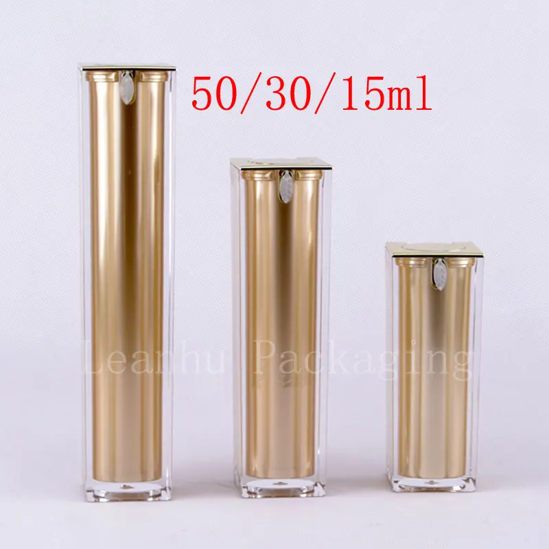Empty Gold Square Shape Acrylic Lotion Cream Cosmetic Container Luxury Essence Acrylic Pump Plastic Bottle Package 12pc/lot
Empty Gold Square Shape Acrylic Lotion Cream Cosmetic Container Luxury Essence Acrylic Pump Plastic Bottle Package 12pc/lot
