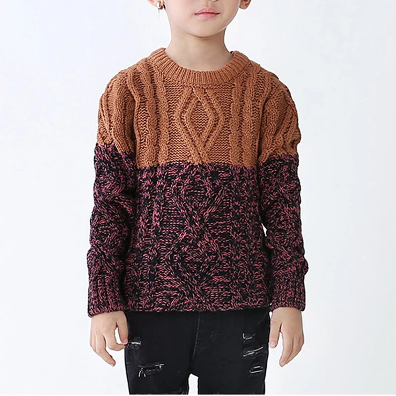 2018 High Quilty Children's Sweaters Boy's O-Neck Sweater Winter Autumn Fashion Preppy Style Pullover Children's Clothing XL230
2018 High Quilty Children's Sweaters Boy's O-Neck Sweater Winter Autumn Fashion Preppy Style Pullover Children's Clothing XL230