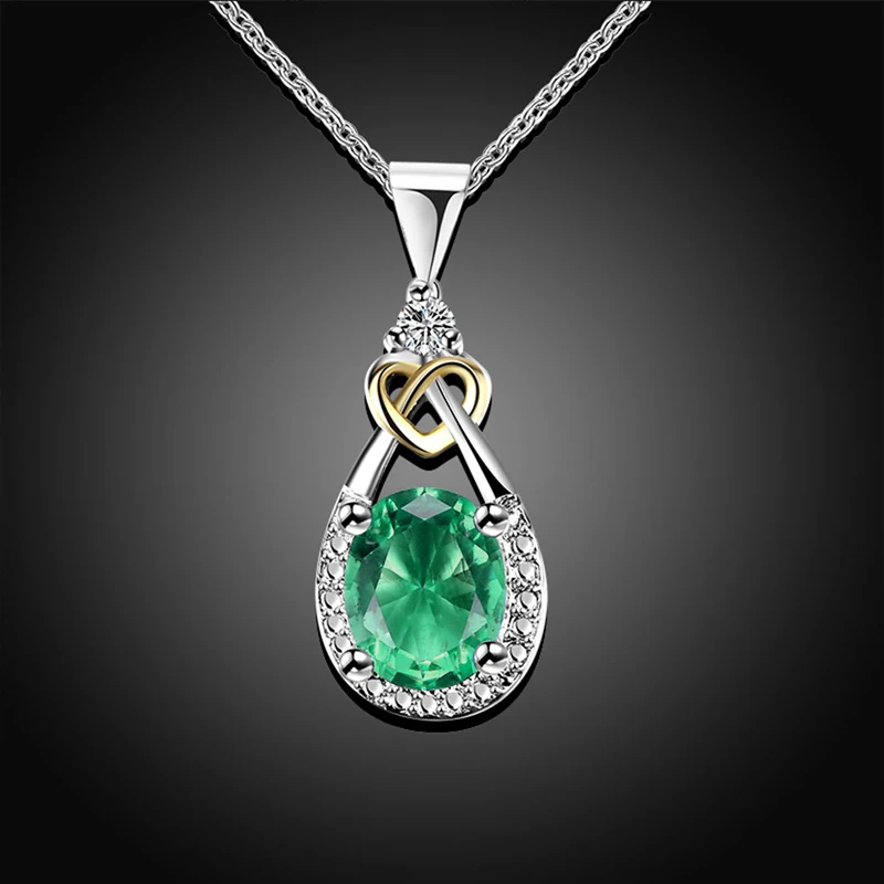 Garilina Fashion Jewelry Green Semi-precious Stone Silver Color Pendant For Women AP2124
Garilina Fashion Jewelry Green Semi-precious Stone Silver Color Pendant For Women AP2124