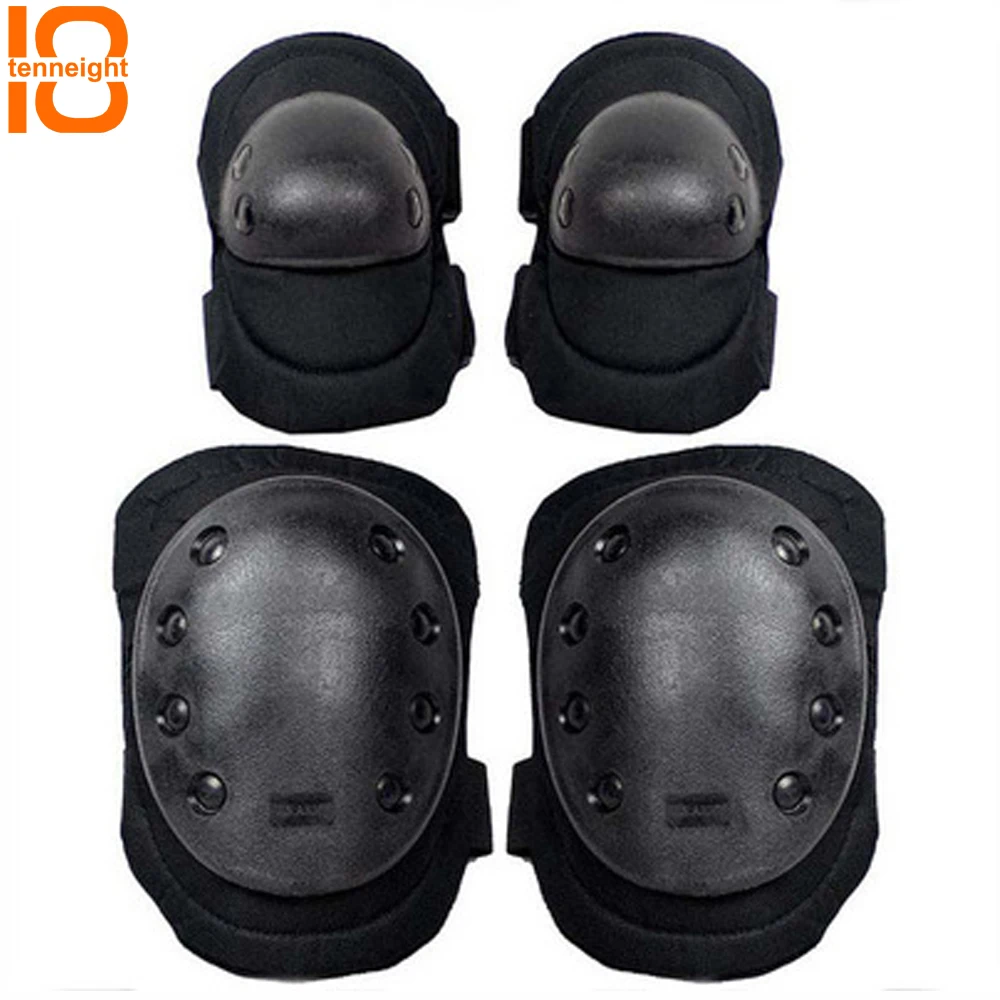TENNEIGHT 4 Pcs tactical Elbow&Knee Pads Paintball Combat Safety Protective pads Climbing Snowboard skate hunting elbow Knee
TENNEIGHT 4 Pcs tactical Elbow&Knee Pads Paintball Combat Safety Protective pads Climbing Snowboard skate hunting elbow Knee