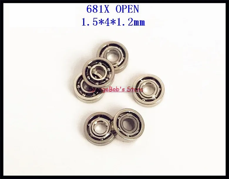 10pcs/Lot 681X OPEN 1.5x4x1.2mm Deep Groove Ball Bearing Mini Ball Bearing Miniature Bearing
10pcs/Lot 681X OPEN 1.5x4x1.2mm Deep Groove Ball Bearing Mini Ball Bearing Miniature Bearing