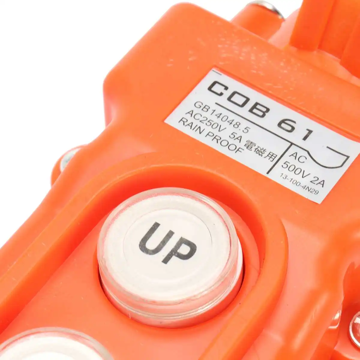 1Pc Crane Pendant Control Hoist Pushbutton Switch Station Up-Down Rainproof Button Crane Pendant Control Hoist Pushbutton Part
1Pc Crane Pendant Control Hoist Pushbutton Switch Station Up-Down Rainproof Button Crane Pendant Control Hoist Pushbutton Part