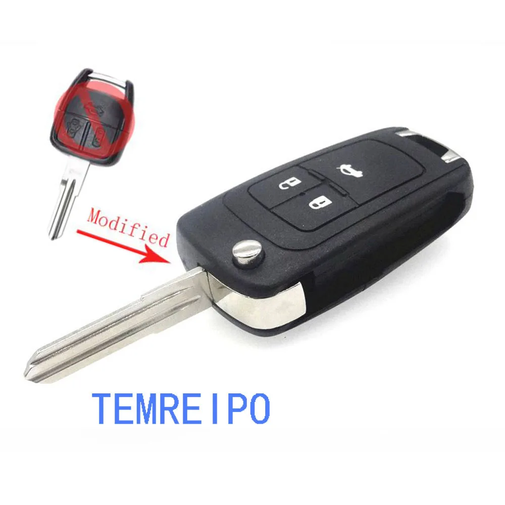 Складной чехол для ключей с 3 кнопками для CHEVROLET Spark Flip Remote Key Fob, Пустой Автомобильный ключ с правым лезвием
Складной чехол для ключей с 3 кнопками для CHEVROLET Spark Flip Remote Key Fob, Пустой Автомобильный ключ с правым лезвием