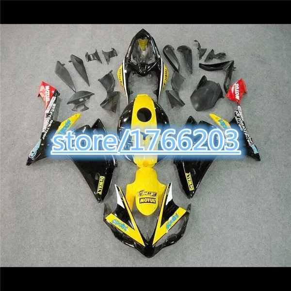 ABS fairings parts for YZF1000 R1 07 08 YZF R1 07 08 2007 2008 Yellow black YZF-R1 07-08 fairing kit
ABS fairings parts for YZF1000 R1 07 08 YZF R1 07 08 2007 2008 Yellow black YZF-R1 07-08 fairing kit