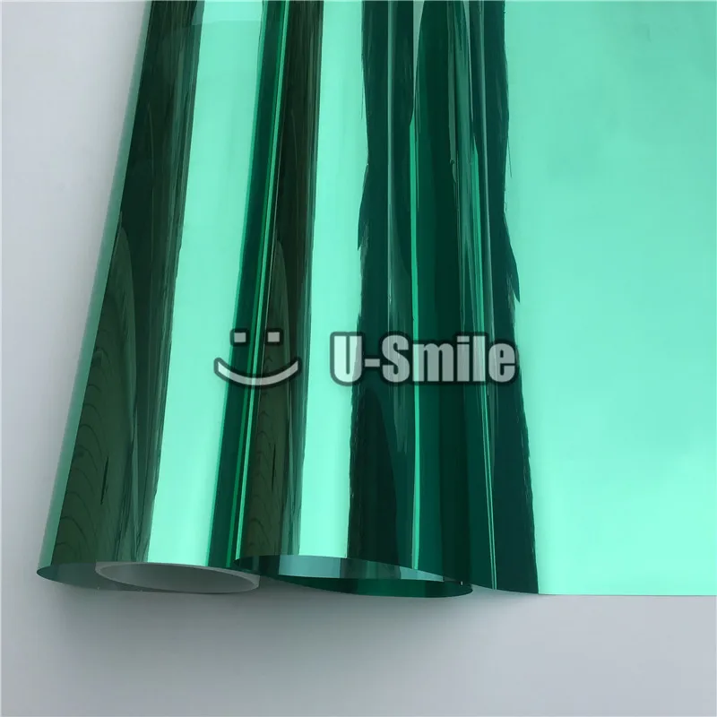 VLT 15% Green-Silver Solar Reflective Window Film Tint For Buliding Home Office Size:1.52*30m/Roll
VLT 15% Green-Silver Solar Reflective Window Film Tint For Buliding Home Office Size:1.52*30m/Roll