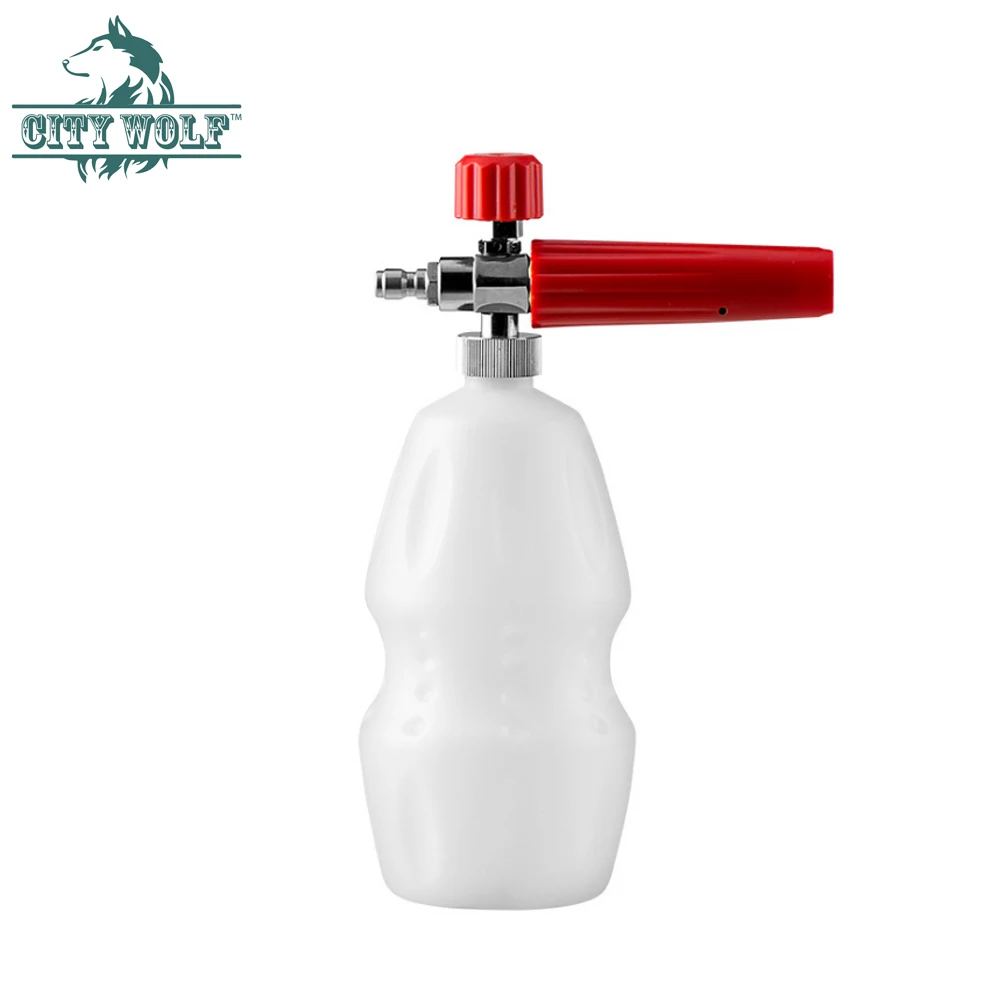 48PCS City wolf Adjustable Foam Cannon 1L Bottle Snow Foam Lance With 1/4" Quick Connector Foam Blaster for Pressure Washer
48PCS City wolf Adjustable Foam Cannon 1L Bottle Snow Foam Lance With 1/4" Quick Connector Foam Blaster for Pressure Washer