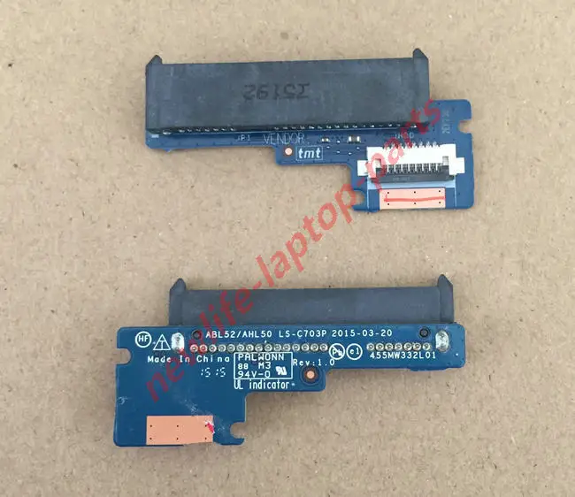 NEW original for 15-AC 15-AC121DX HDD hard drive board LS-C703P test good free shipping
NEW original for 15-AC 15-AC121DX HDD hard drive board LS-C703P test good free shipping
