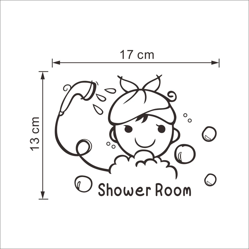 Wall Stickers Bathroom Glass Door Stickers Cute Children Girl Shower Sticker Waterproof Removable Vinyl Decor Decal
Wall Stickers Bathroom Glass Door Stickers Cute Children Girl Shower Sticker Waterproof Removable Vinyl Decor Decal