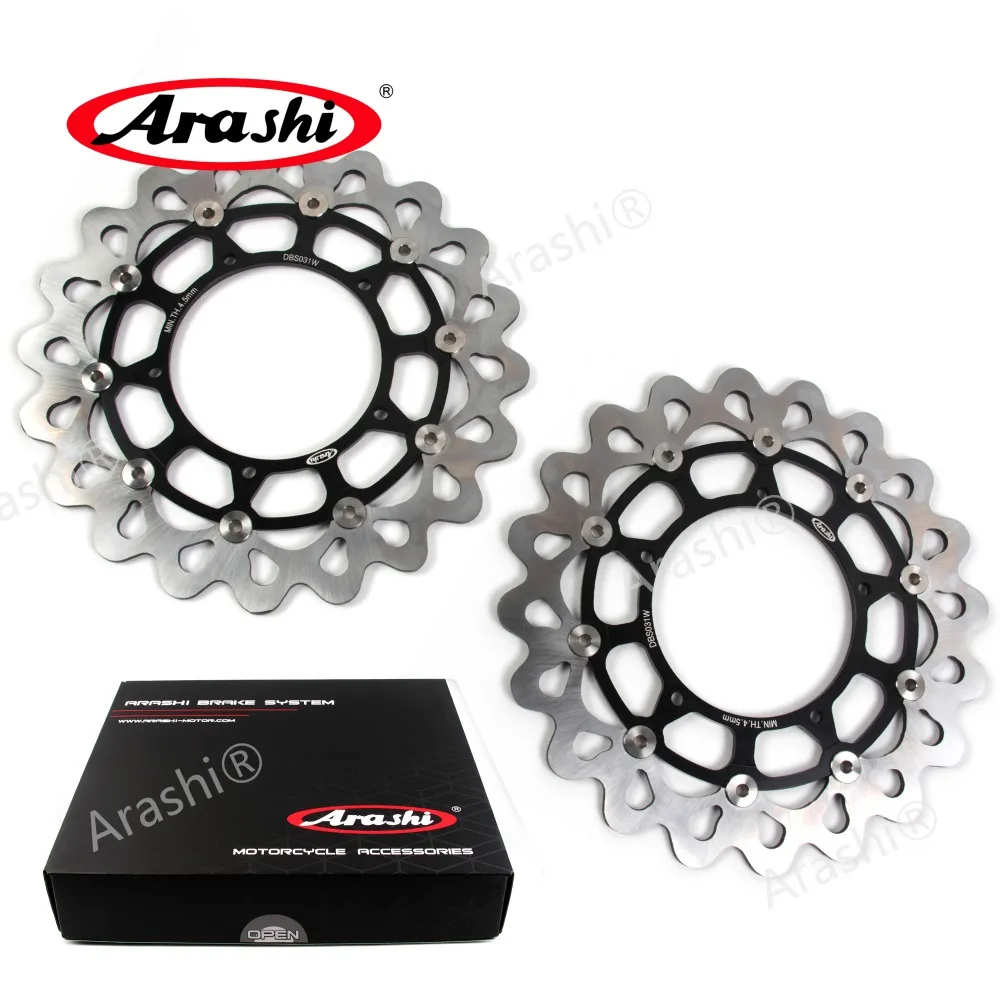 

Arashi 2PCS CNC Floating Front Brake Disc Rotor For YAMAHA MT-10 SP / FZ-10 ABS 1000 2017 2018 2019 2020 2021 MT10 FZ10