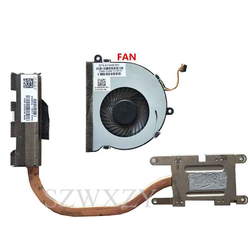 Охлаждающий вентилятор радиатора для ноутбука HP 15-AC 15-AC121DX CPU System 813946-001 DC28000GAR0