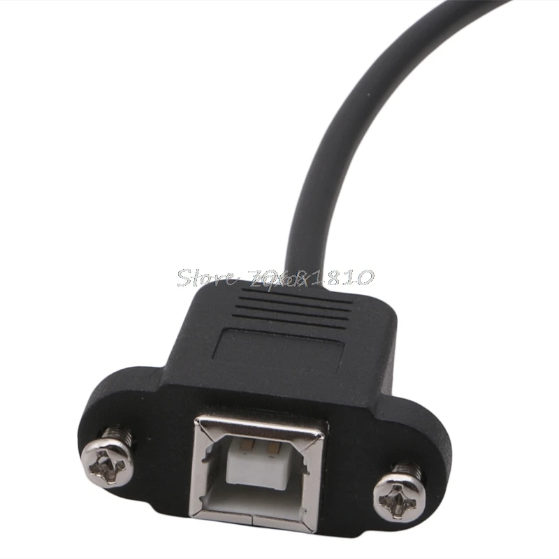 Новейший 50 см Удлинительный Кабель USB 2 0 B папа-USB мама разъем для принтера