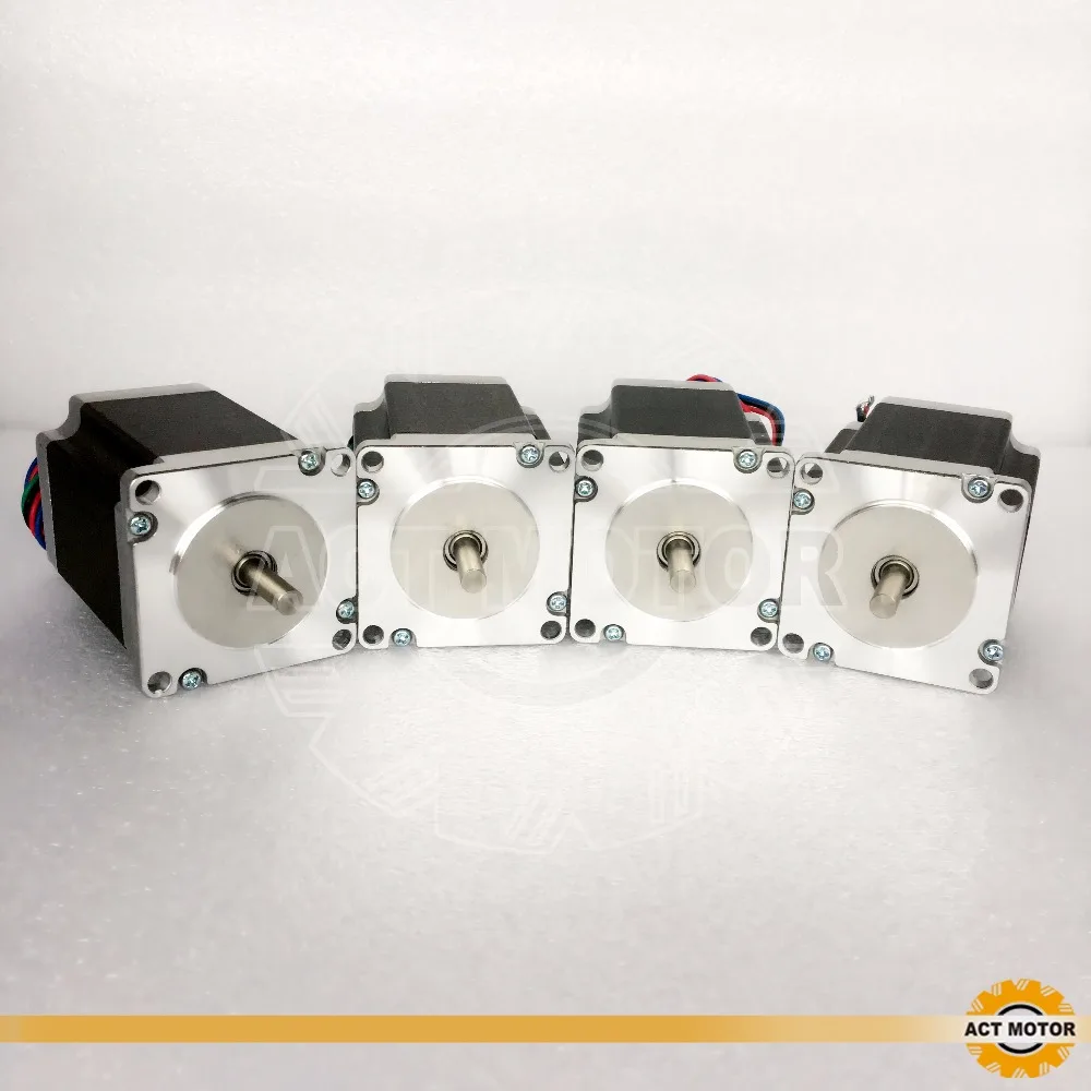 ACT Motor 4PCS Nema23 Stepper Motor 23HS8442 4-Lead 1.8N.m(270OZ-IN) 76mm 4.2A Bipolar 2.52V DE FREE SHIP
ACT Motor 4PCS Nema23 Stepper Motor 23HS8442 4-Lead 1.8N.m(270OZ-IN) 76mm 4.2A Bipolar 2.52V DE FREE SHIP