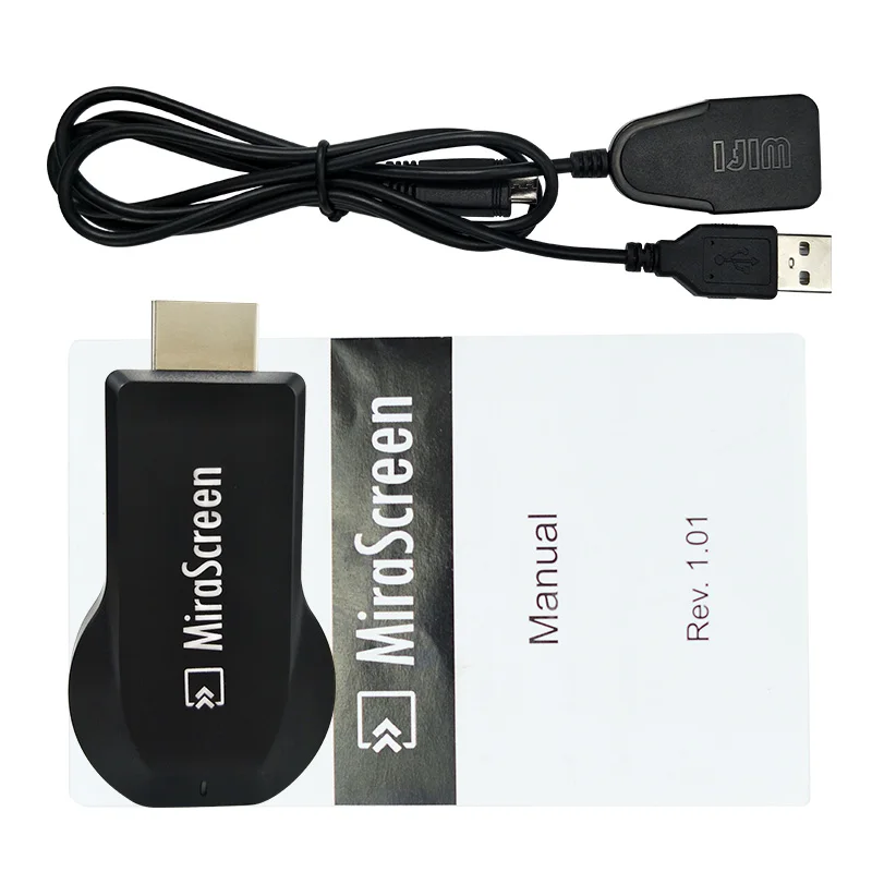 Mirascreen HDMI TV Stick Dongle Wireless WiFi Display Receiver Better Anycast DLNA Airplay Miracast Airmirroring
Mirascreen HDMI TV Stick Dongle Wireless WiFi Display Receiver Better Anycast DLNA Airplay Miracast Airmirroring
