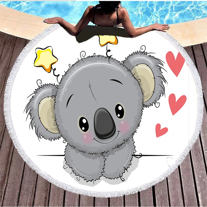 koala Beach towel swimming Bath Towel circle Blanket Tapestry Mat Blanket Decor towels cute cartoon towel drop shipping
koala Beach towel swimming Bath Towel circle Blanket Tapestry Mat Blanket Decor towels cute cartoon towel drop shipping