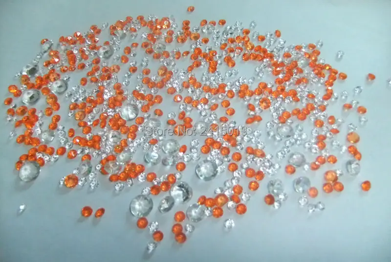 Mix size 5000pc orange + clear crystal table confetti grade A+ acrylic crystal diamond table scatter wedding decoration
Mix size 5000pc orange + clear crystal table confetti grade A+ acrylic crystal diamond table scatter wedding decoration