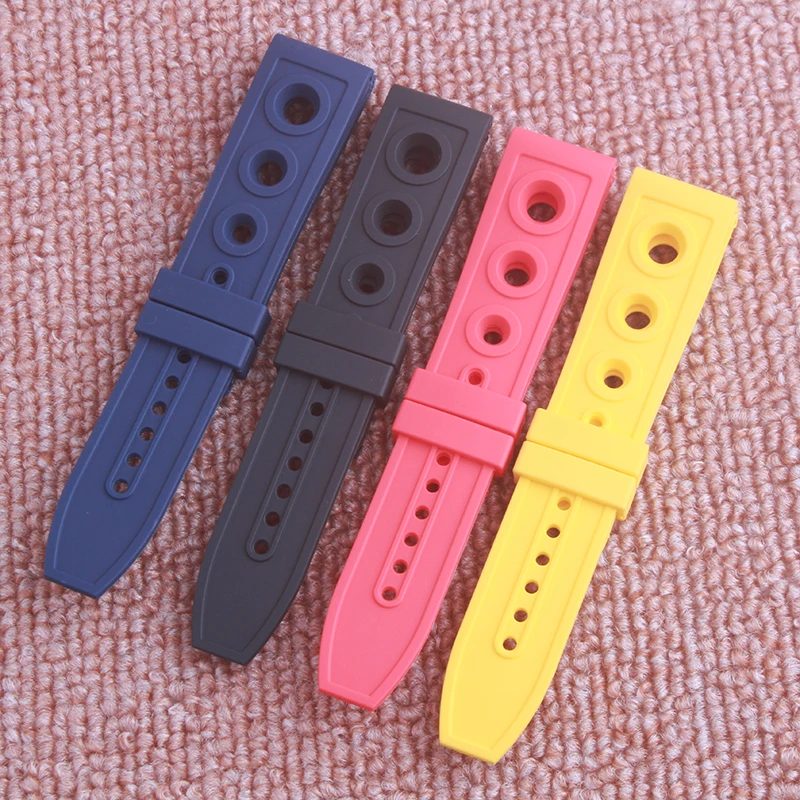 22mm 24mm Wholesale High Quality Rubber Silicone Replacement Wrist Watch Band Strap Belt for navitimer/avenger/
22mm 24mm Wholesale High Quality Rubber Silicone Replacement Wrist Watch Band Strap Belt for navitimer/avenger/