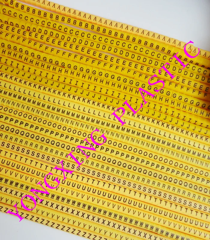 freeshipping EC-0 to EC-3(0.5 to 16mm2)ABCDEFGHIJKLMNOPQRSTUVWXYZ 26 different letter cable marker sets yellow color
freeshipping EC-0 to EC-3(0.5 to 16mm2)ABCDEFGHIJKLMNOPQRSTUVWXYZ 26 different letter cable marker sets yellow color