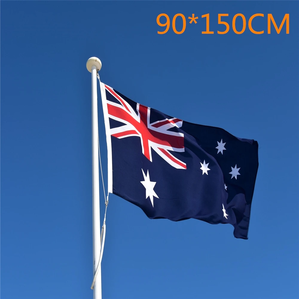 High Quality Australian Outdoor Indoor Hanging Flag Decorations AUS 90*150cm Polyster National Flag Banner&Bar Flying Decorate
High Quality Australian Outdoor Indoor Hanging Flag Decorations AUS 90*150cm Polyster National Flag Banner&Bar Flying Decorate