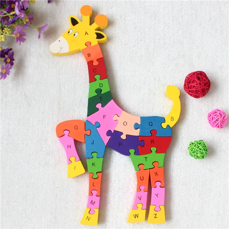 Kid wooden puzzles game 3D model IQ brain teaser 26 English alphanumeric for Children DIY cartoon animal deer assembly education
Kid wooden puzzles game 3D model IQ brain teaser 26 English alphanumeric for Children DIY cartoon animal deer assembly education