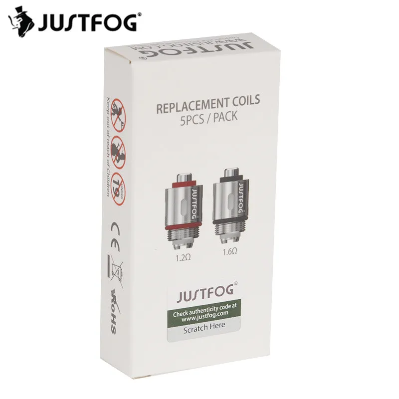 Набор атомайзеров JUSTFOG Q16 Q14 P16A P14A C14 сменная катушка 1 2 Ом 6 сердечник для