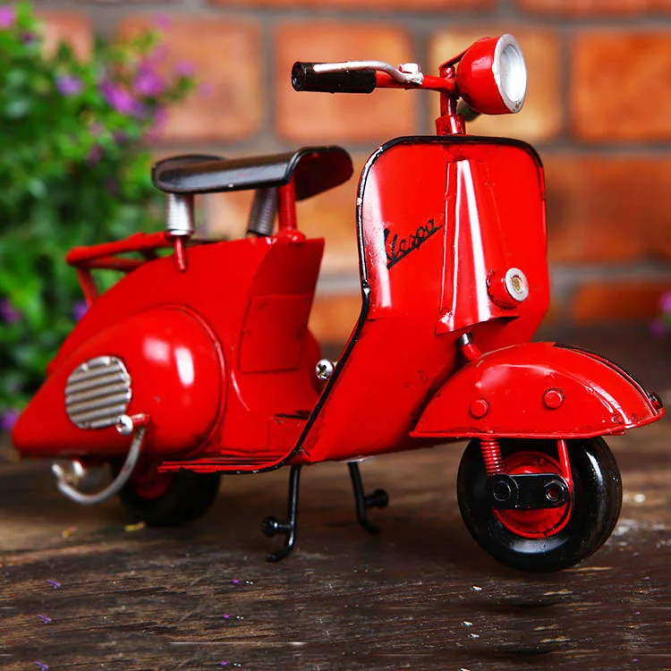 Classic Metal Motorbike Figurine Iron Retro Motor Bicycle Ornament Handmade Crafts Vintage Red Motorcycle Model
Classic Metal Motorbike Figurine Iron Retro Motor Bicycle Ornament Handmade Crafts Vintage Red Motorcycle Model