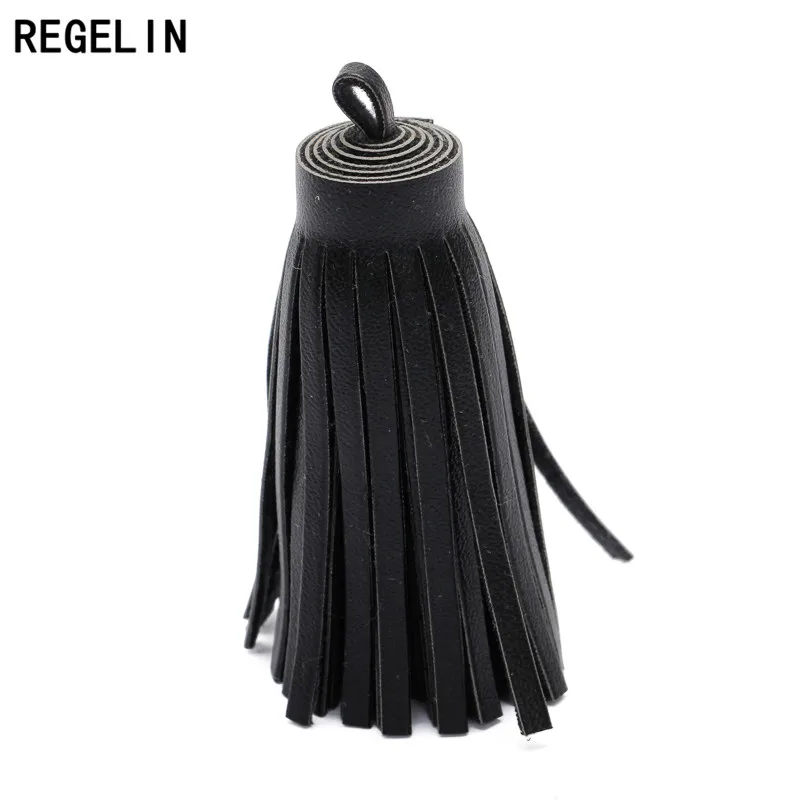 REGELIN Fashion Pu Leather Tassel Accessories Women Keychain Bag Charms With Caps 10pcs/lot 6cm DIY Jewelry Making Findings
REGELIN Fashion Pu Leather Tassel Accessories Women Keychain Bag Charms With Caps 10pcs/lot 6cm DIY Jewelry Making Findings