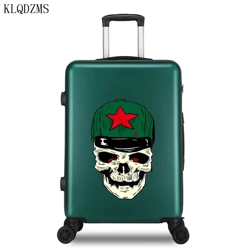 KLQDZMS 20/22/24/26Inch Fashion Skull Pattern Design Rolling Suitcase PC Carry-Ons Travel Luggage Spinner
KLQDZMS 20/22/24/26Inch Fashion Skull Pattern Design Rolling Suitcase PC Carry-Ons Travel Luggage Spinner
