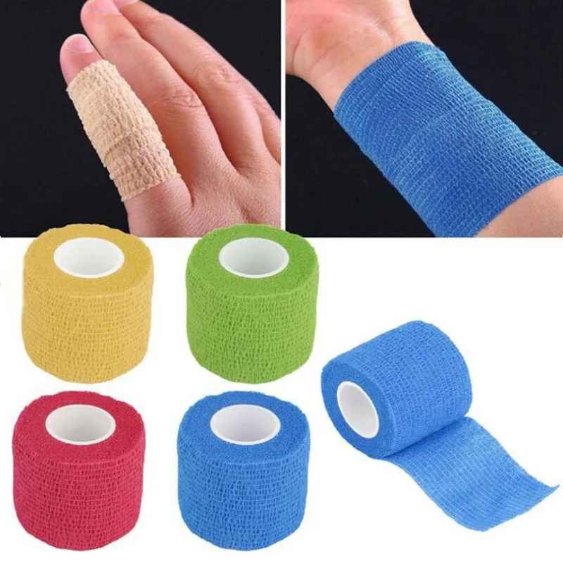 Disposable Self-adhesive Elastic Bandage 10 Colors for Handle Grip Tube 5cm Max Stretch Length Tattoo Accessories
Disposable Self-adhesive Elastic Bandage 10 Colors for Handle Grip Tube 5cm Max Stretch Length Tattoo Accessories
