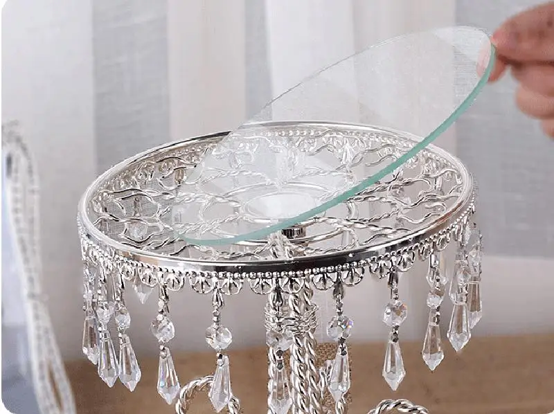 DIA 31cm Round Shape European Silver Plated Crystal Cake Accessories Cake Stand Fruit Stand Wedding Supplies Table Decoration
DIA 31cm Round Shape European Silver Plated Crystal Cake Accessories Cake Stand Fruit Stand Wedding Supplies Table Decoration