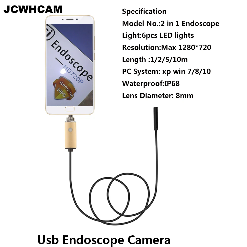 Эндоскоп JCWHCAME, 8 мм, USB, эндоскоп, Android, 5 м, 10 м, ПК, USB, эндоскоп, камера эндоскопа, 720P, инспекция, водонепроницаемая камера для телефона
Эндоскоп JCWHCAME, 8 мм, USB, эндоскоп, Android, 5 м, 10 м, ПК, USB, эндоскоп, камера эндоскопа, 720P, инспекция, водонепроницаемая камера для телефона