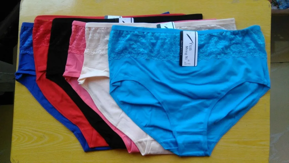 Retail Women plus size briefs High-Rise sexy lace waistline cotton lady's briefs lingerie 2XL,3XL,4XL
Retail Women plus size briefs High-Rise sexy lace waistline cotton lady's briefs lingerie 2XL,3XL,4XL