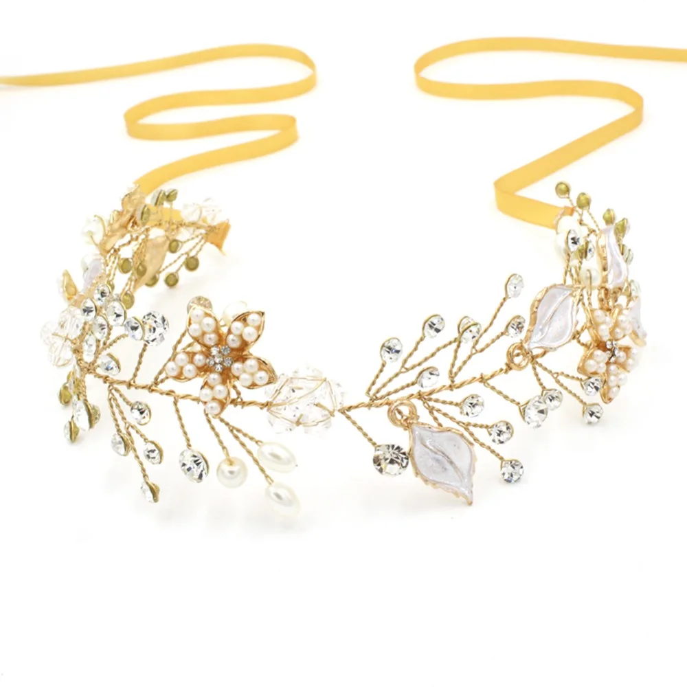 2017 New Bridal Flower Hairwear Accessory Ladies Wedding Accessories Womens Gold Floral Hair Bands Female Headbans O509
2017 New Bridal Flower Hairwear Accessory Ladies Wedding Accessories Womens Gold Floral Hair Bands Female Headbans O509