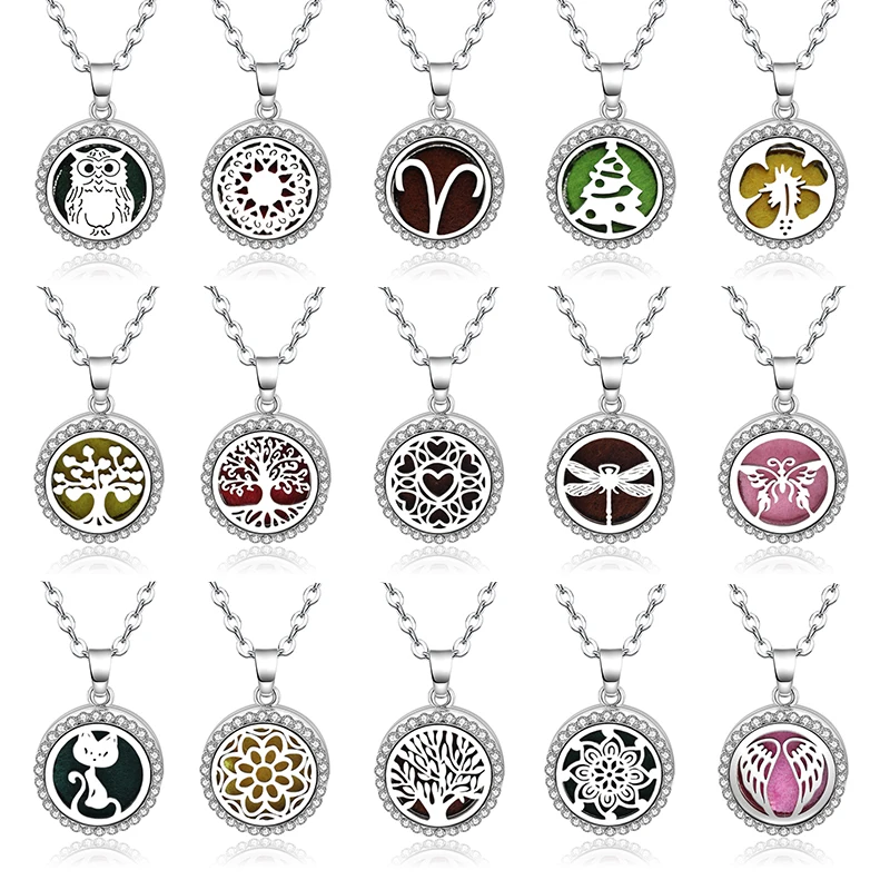 New Metal Zircon Aroma Perfume Diffuser Locket Pendant Stainless Steel Magnetic Necklace Essential Oil Aromatherapy Box Jewelry
New Metal Zircon Aroma Perfume Diffuser Locket Pendant Stainless Steel Magnetic Necklace Essential Oil Aromatherapy Box Jewelry
