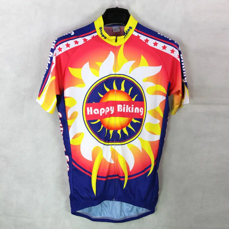 Alien SportsWear Happy Biking Pattern Men Summer Quick Dry Riding Apparel 100%Polyester Size Short Sleeve Cycling Jersey
Alien SportsWear Happy Biking Pattern Men Summer Quick Dry Riding Apparel 100%Polyester Size Short Sleeve Cycling Jersey