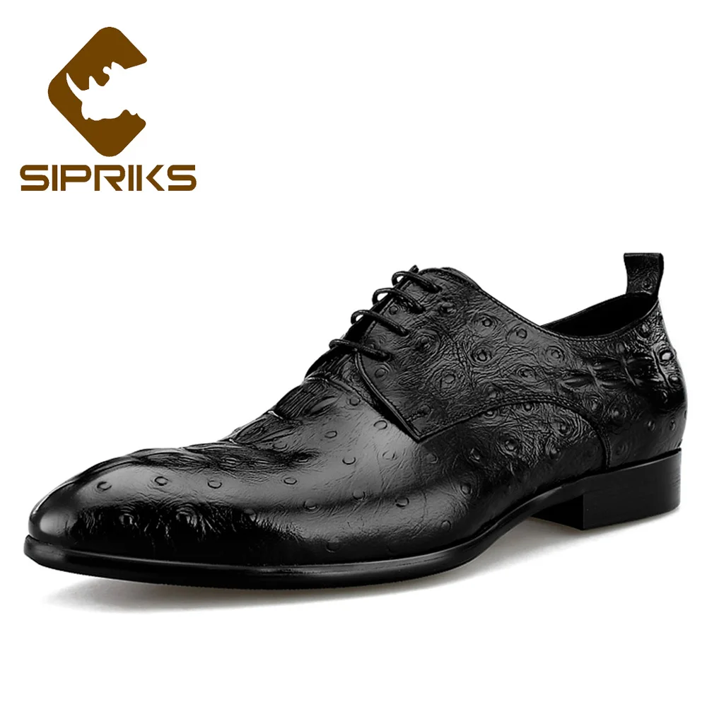 Sipriks Mens Genuine Leather Gents Suit Shoes Fashion Printed Ostrich Skin Men Shoes Wine Red Burgundy Business Office Social 44
Sipriks Mens Genuine Leather Gents Suit Shoes Fashion Printed Ostrich Skin Men Shoes Wine Red Burgundy Business Office Social 44