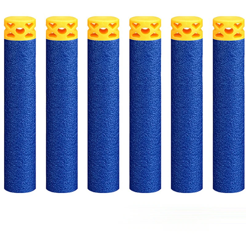 100PCs Soft Hollow Hole 7.2cm Refill Darts Toy Gun Bullets for Nerf N-strike Series Blasters Kid Out Door game | Игрушки и хобби