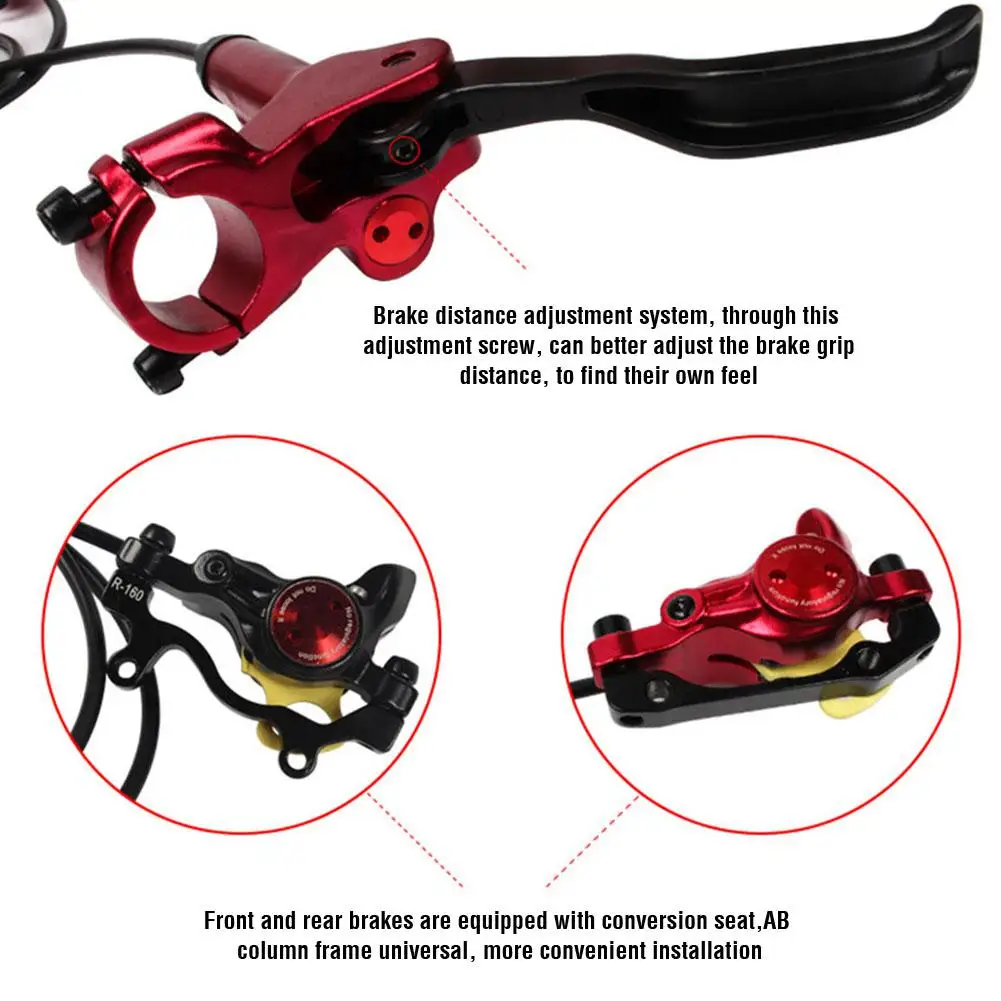 Mountain Bike Bicycle Brake Hydraulic Disc Brake Set Aluminum Alloy Front Rear Disc Brake 395/447 On For MTB Road Cycling
Mountain Bike Bicycle Brake Hydraulic Disc Brake Set Aluminum Alloy Front Rear Disc Brake 395/447 On For MTB Road Cycling