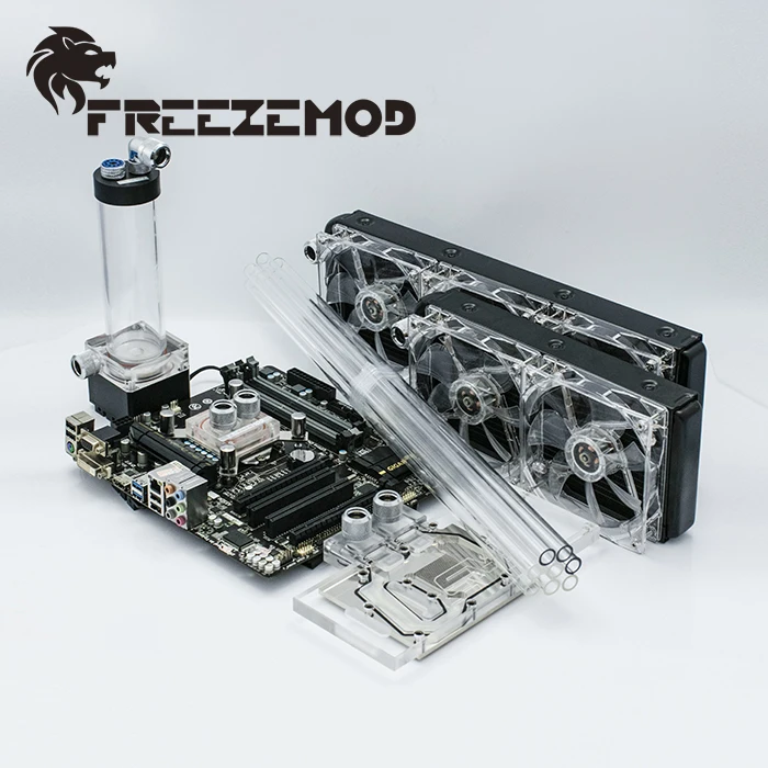 Система водяного охлаждения FREEZEMOD для компьютера базовый набор 5 жесткой трубки.