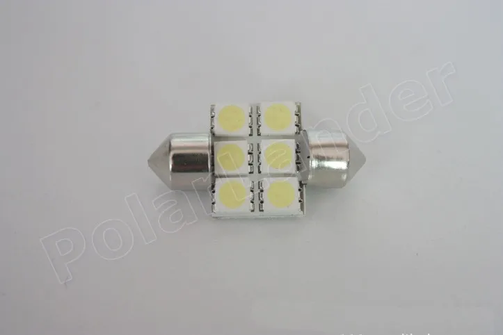 Новый светодиодный светильник F-estoon 10 шт. 6smd 5630 31 мм 36 39 42 6 smd для Чтения номерного