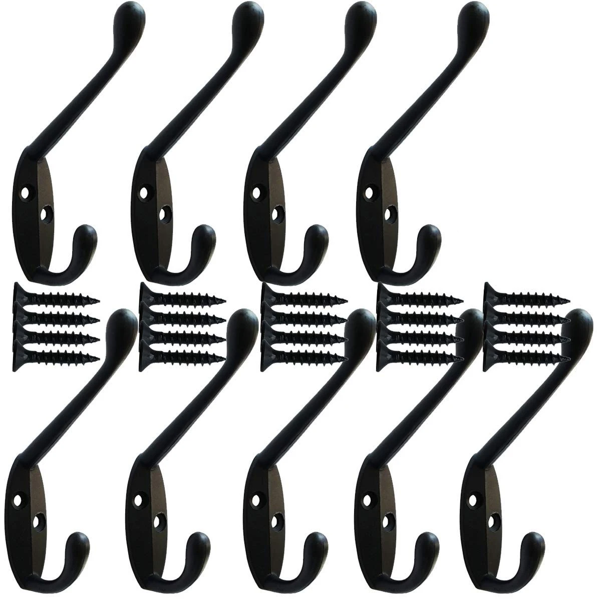 9 Упак. Сверхпрочные Крючки для пальто, настенные для Hat hardware Dual Prong, ретро вешалка для пальто с 20 винтами черного цвета
9 Упак. Сверхпрочные Крючки для пальто, настенные для Hat hardware Dual Prong, ретро вешалка для пальто с 20 винтами черного цвета